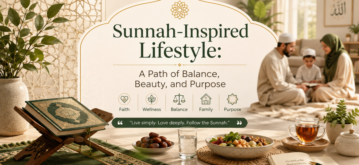 Sunnah-Inspired Lifestyle Banner