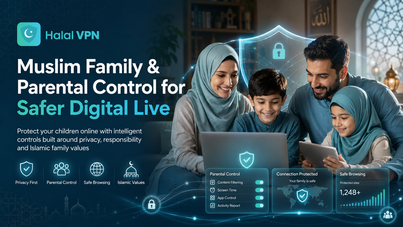 Halal VPN Family Protection Banner