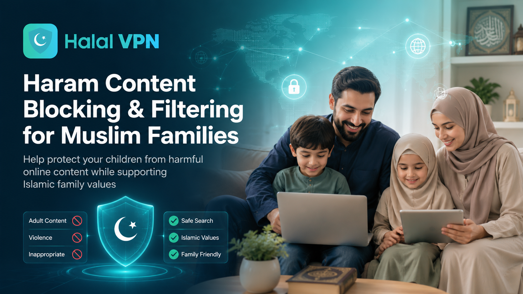 Halal VPN for family online safety